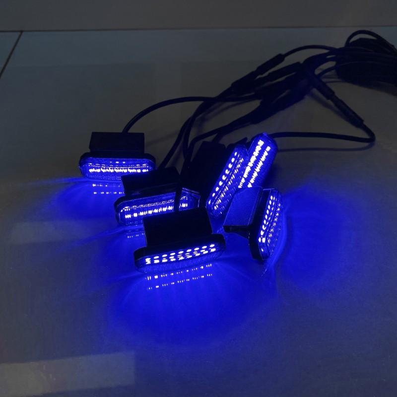 18LED Front Grille Light For Haval H5 Car Daytime Running Light Wheel Eyebrow Lamp 12V