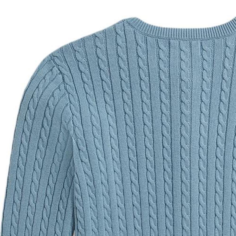 Polo Ralph Lauren Polo Bear Ribbed Crew Neck Cardigan Standard Fit Kids sweaters CWPOSWEG6820657-450