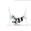 Trendy And Stylish Cross-border Panda Necklace For Women Unique Animal Pendant Gift