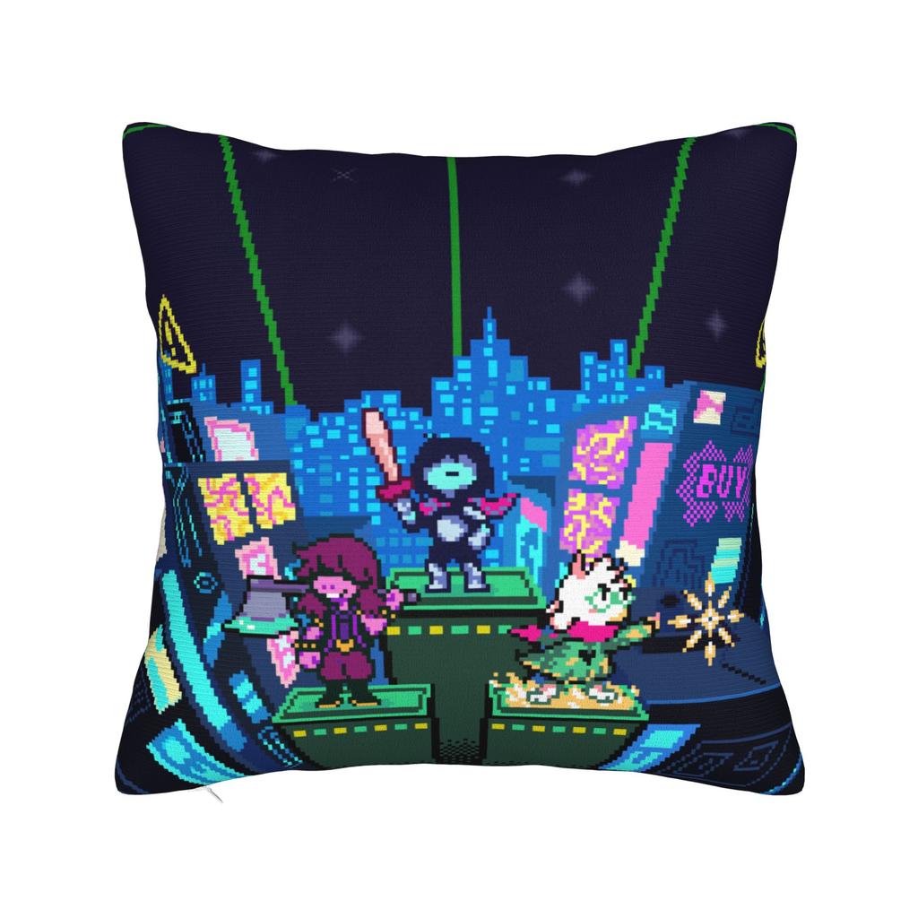 Deltarunes Kris Ralsei Susie Pillowcase Soft Cushion Cover Decorative Pillow Case Cover Bed Square