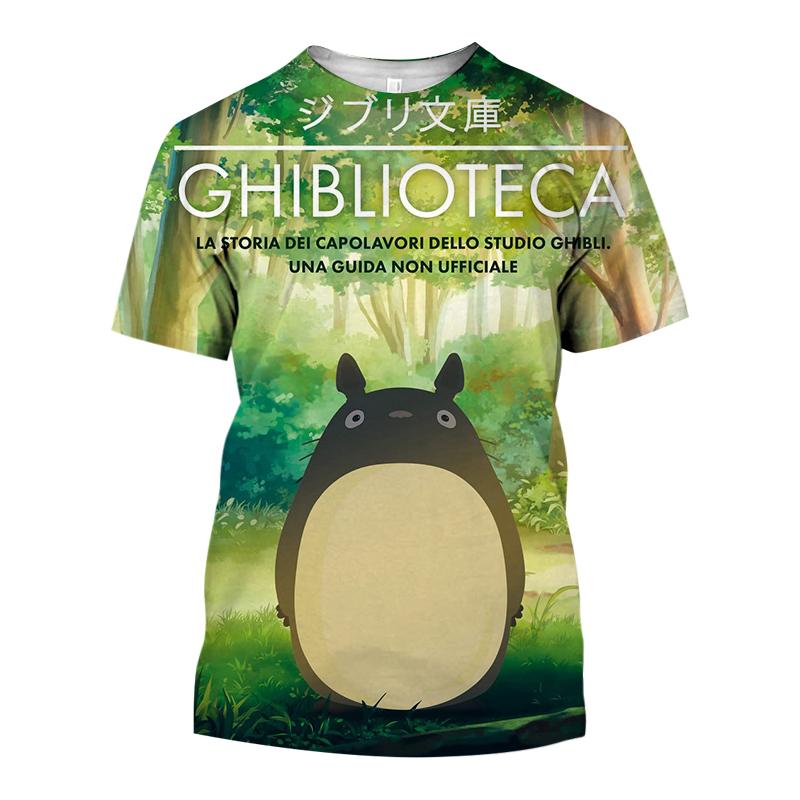 Mode dessin animé Anime T-shirt 3D imprimé Dragon chat motif femmes à manches courtes T-shirt décontracté col rond haut ample