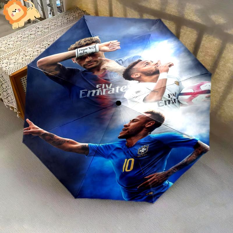 Ronaldo's Goals Folding umbrella Portable Umbrella light Three folds Gift
