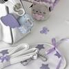 Baumwoll-Puppentasche Transparente Tasche mit Reißverschluss Modische Rucksäcke Beuteltasche Kawaii Katze Itabag Mädchen