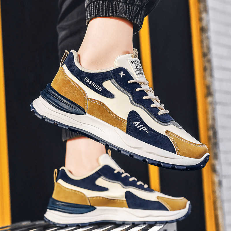 Fashion Khaki Spring-autumn High Heel Woman Shoes Oxford Women Heels Shoes Models Tenis 44 Sneakers Sports Sapatenes Designers