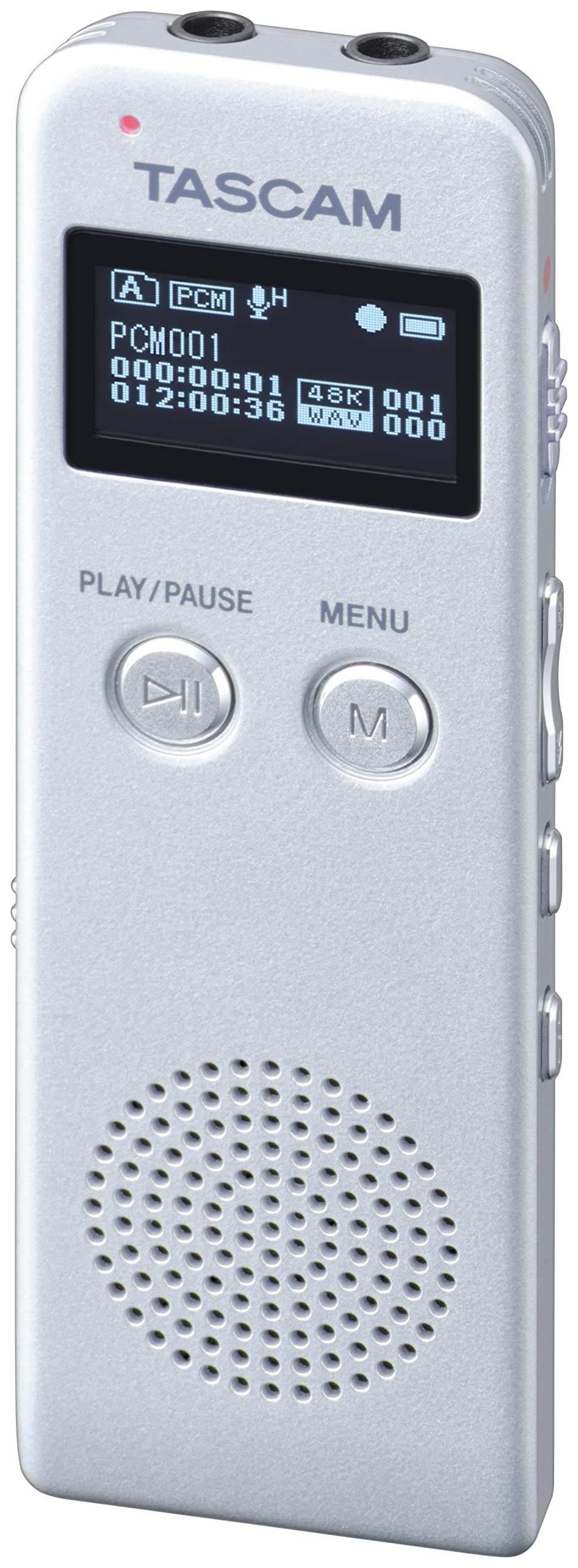 

TASCAM Wide FM Радио Диктофон Серебряный IC Диктофон Запись Совещаний Протоколы Диктофон Напоминания Музыкальный Плеер Маленький Японский Производитель Динамик серебряный