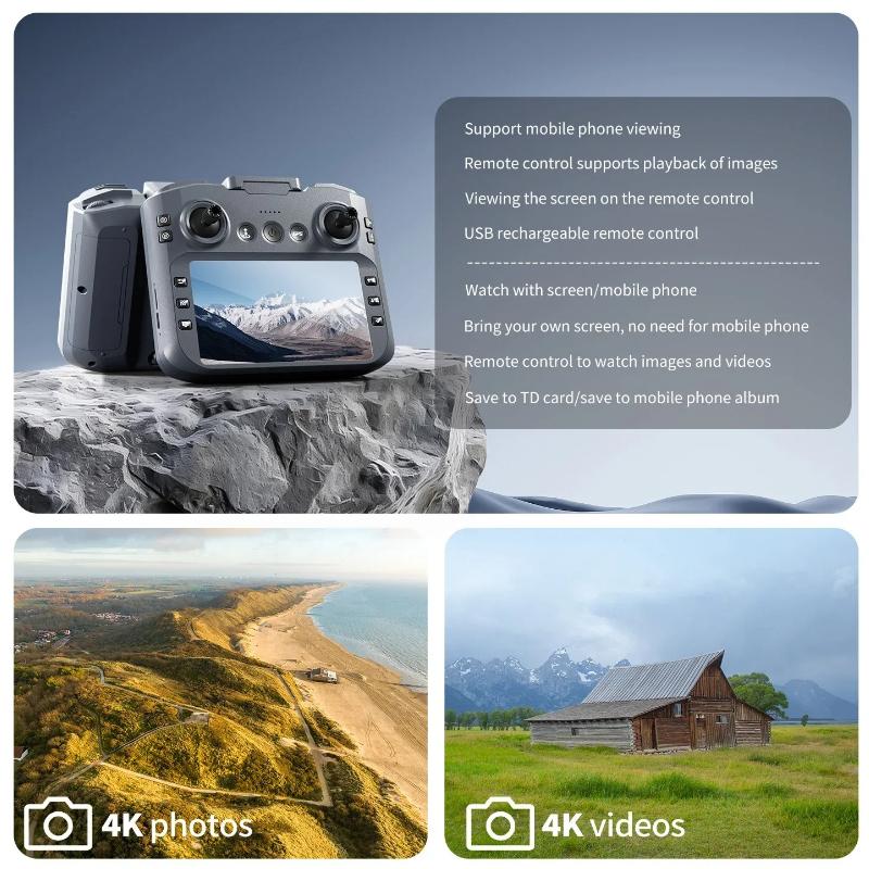 2026 Drone True GPS 8K Camera XT606 MAX Remote Control WIFI RC Quadcopter Obstacle Avoidance 8K HD Dual Camera Brushless 5G FPV Dron Toy