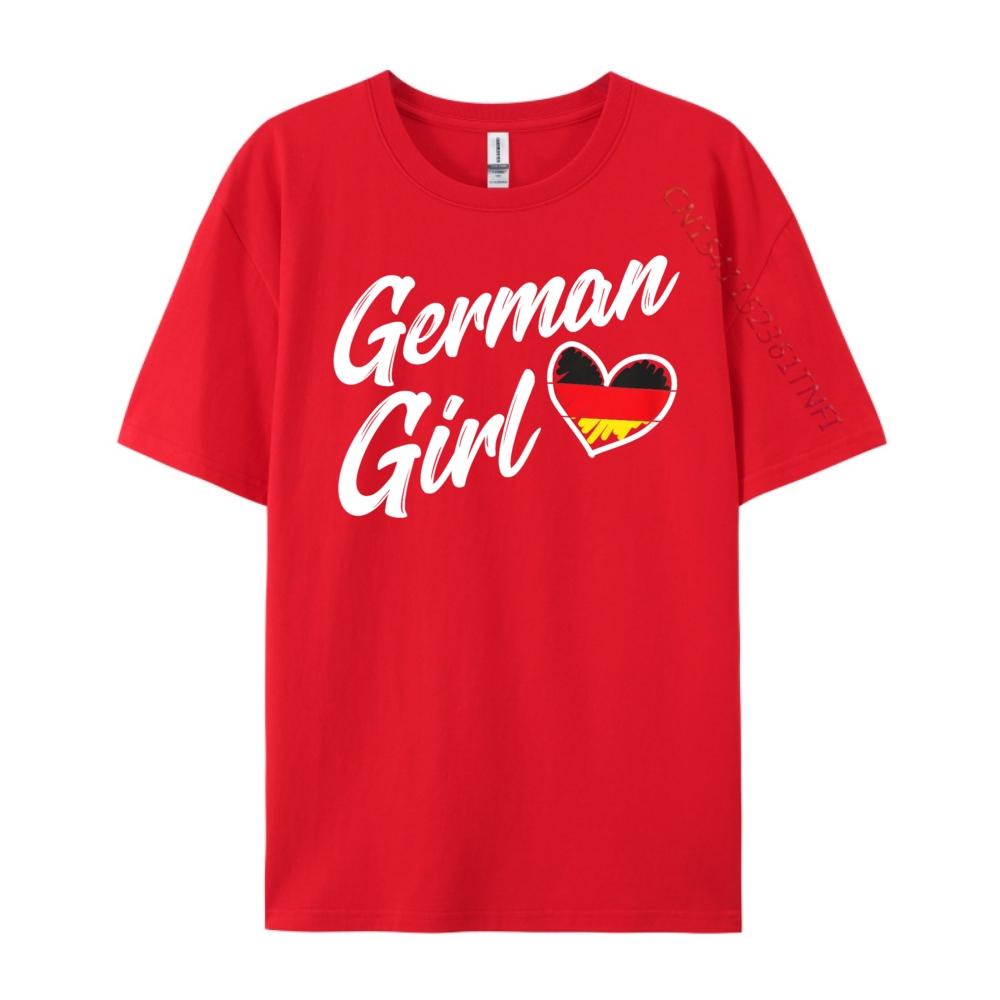 Germany Funny Deutschland Flag German Girl German Roots Shirts Men Graphic TShirts S