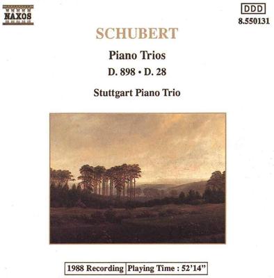 LP Record STUTTGART PIANO TRIO - Schubert;Piano Trios D28... 8550131 Naxos 1989 Non Japan Classical Used