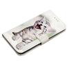 For iPhone 17 Pro Case Wallet Stand Imprinted Rose Butterfly PU Leather Phone Cover