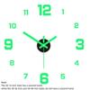 High Quality Modern Design Large Wall Clock 3D DIY Acrylic Night light Arrows Decal Frameless Wall Decoration Home Silent Clock