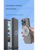 Magnetic Magsafe Phone Holder: Double Ring Stand with Strong Grip for Desktop & Finger Use