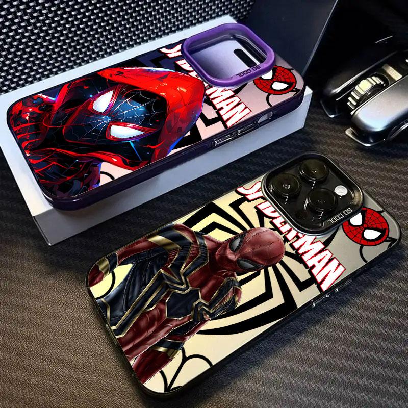 Spiderman Marvel Spider Man Telefoonhoesje Voor iPhone 11 12 13 14 15 16 17 Pro Max 16e 17E 17 Air Plus 13 Mini Schokbestendige Achterkant