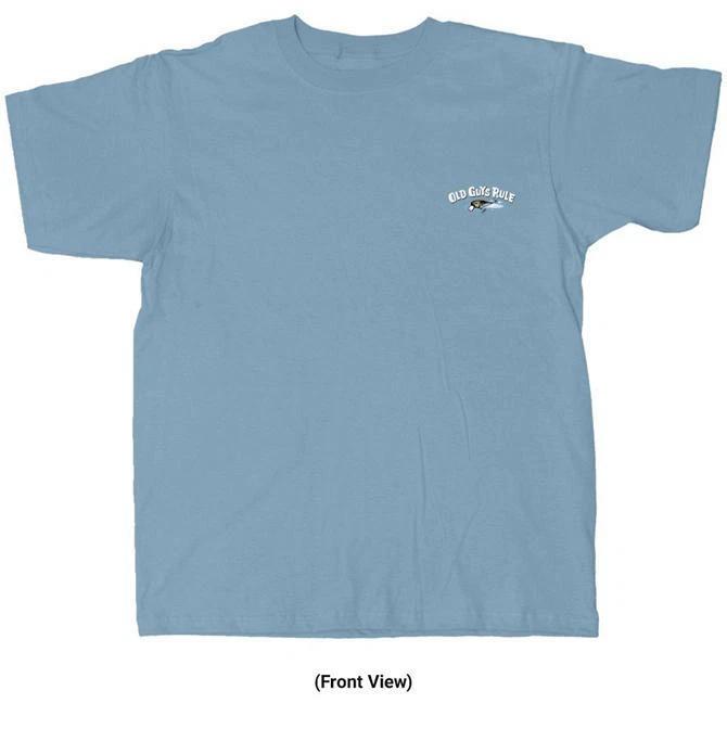 OLD GUYS RULE  S/S T-Shirt BUCKET LIST - Blue - XLarge - NWT - LAST ONE 140
