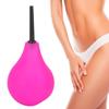 Pera de Enema de Silicone Profissional Roxo Macio Flexível Limpeza Anal Chuveiro Íntimo para Homens Mulheres 224ml