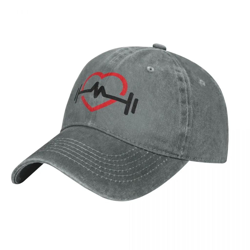 Baseball Cap Heart Cool Unisex-Teens Washed Trucker Hat Hot Sale Custom Logo Tennis Skate Cap Gift Idea