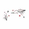 3D Acrylic Wall Decal Easy to Apply Floral Vine Wall Sticker Botanical Vine Decal Removable Home Decor Peel and Stick