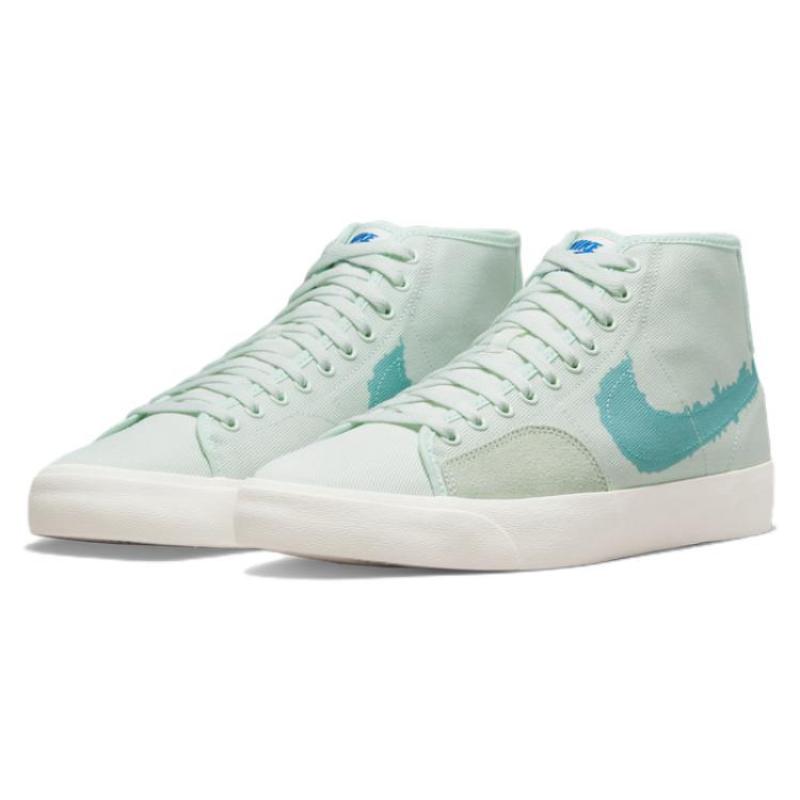 Nike Blazer SB Court Mid Premium Barely Green Sneakers Skateboard Shoes DM8553-300