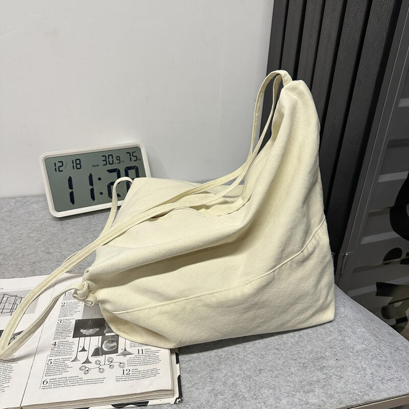 Vintage Canvas Large Capacity Crossbody Bag Men's Lightweight Shoulder Bag Women's Sports Bag