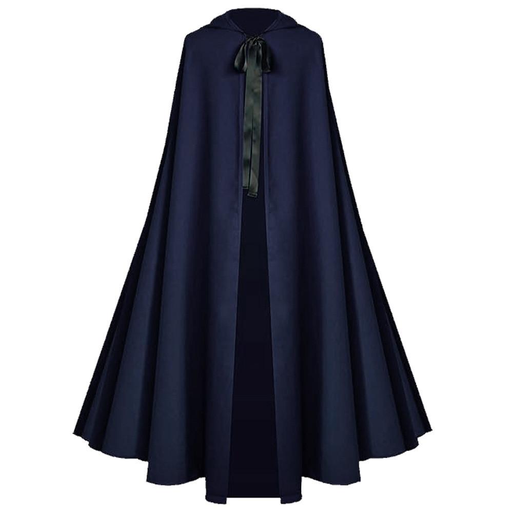 Medieval Death God Cosplay Cloak With Hood For Halloween Stage Performances
