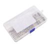 Total 100Pcs Fast-blow Car Glass Fuses Tube Assorted Kit 55Pcs 5x20mm 45Pcs 6*30mm Amp 0.2A 0.5A 1A 2A 3A 5A 10A 15A 20A 30A