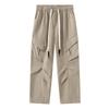 Large Size Pants Men's Loose Straight Wide-leg Overalls Spring and Summer Khaki Casual Trousers Men