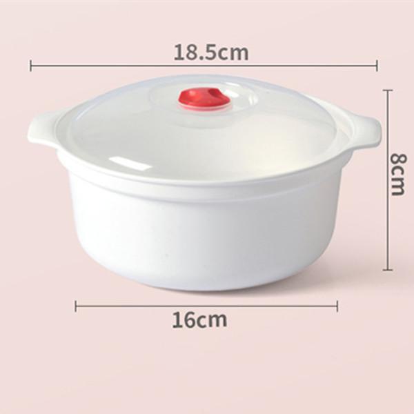 

Microwave Oven Special Box Heated Soup Pot Rice Steamed Hot Steamed Buns With Lid Food Grade Lunch Box Preservation Box
