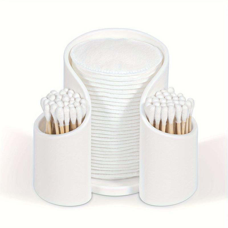 Makeup Organizer Holder Multifunctional Cotton Swab Pad Storage Box Desktop Cosmetic Sorting Rack For Bathroom Vanity Decor