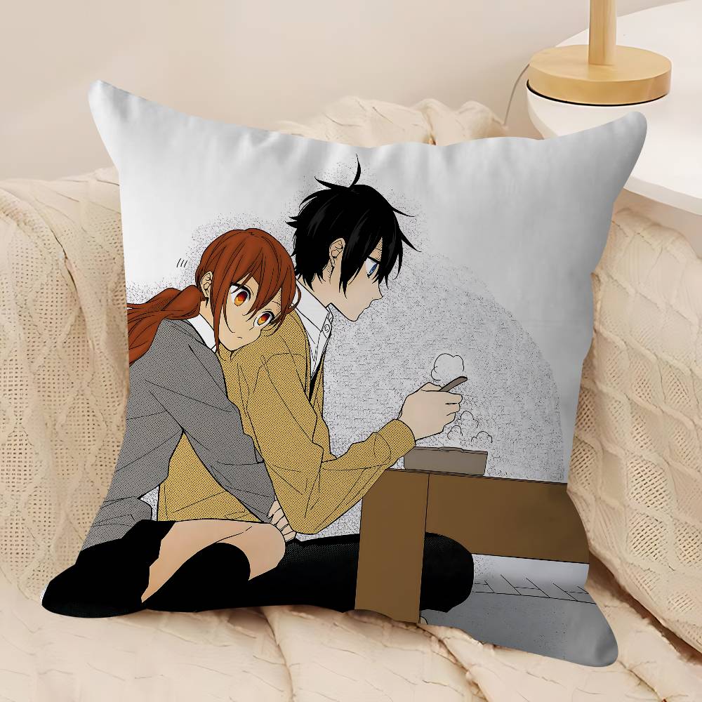 

Anime H-Horimiya Pillow Anime Pillow Sofa Bed Head Pillow Cover Cushion Cover 45x45 Cm Fashion 12x12Inch