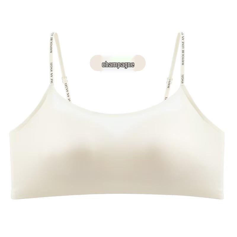 Sommer Ultra-dünne Französische Nahtlose Spitze Dessous mit Dreieckskörbchen & Anti-Hänge Stütz-BH