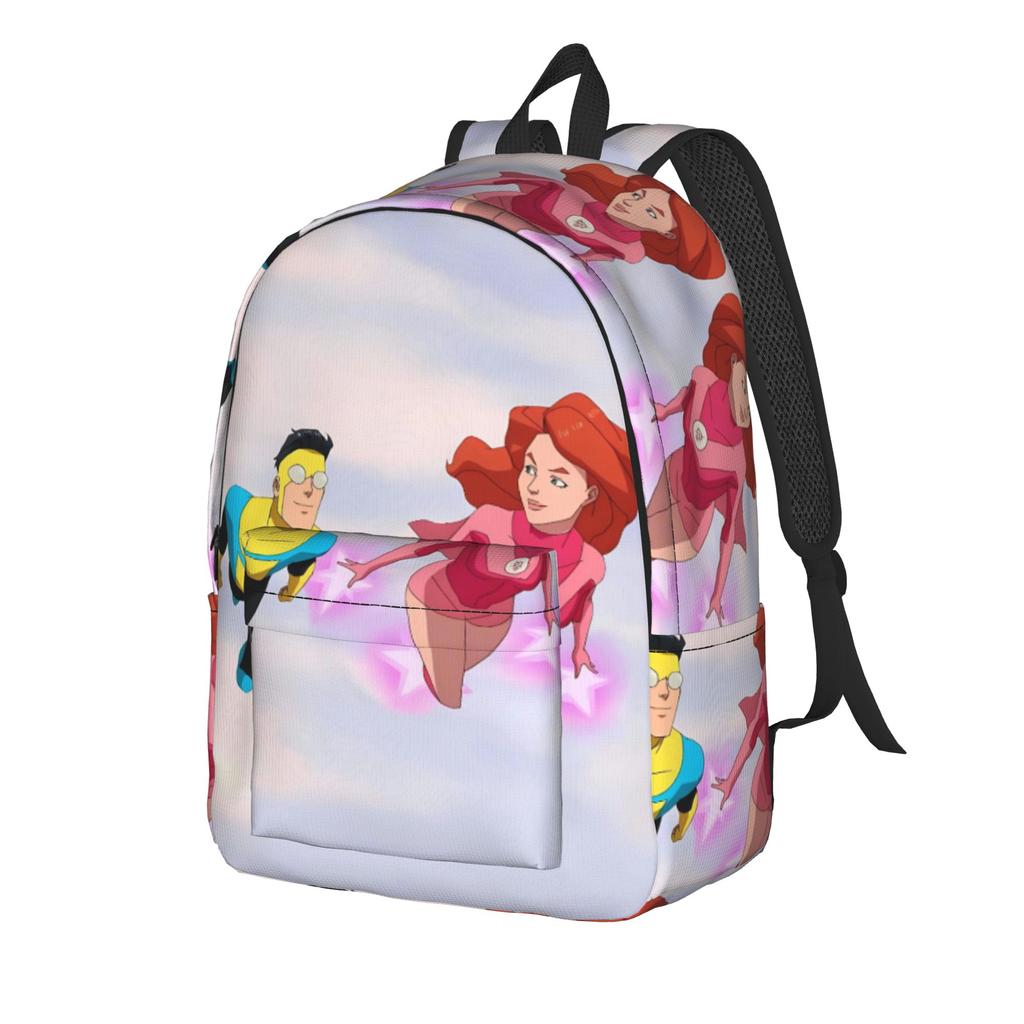 Mochila Clásica de Cómic Invencibles Deportiva para Estudiante Senderismo Viajes Daypack para Hombres Mujeres Bolso de Hombro para Portátil