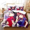 Anime Girls The Demon Girl Next Door Bedding Set Boys Girls Twin Queen Size Duvet Cover Pillowcase Bed Kids Adult Home Textile