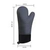 Single Oven Gloves Silicone Gloves High Temperature Resistant Anti-burn And Non-slip Kitchen Microwave Baking Dessert Tools