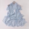Fashion Crinkled Shimmering Star Rhinestone Long Scarf For Women