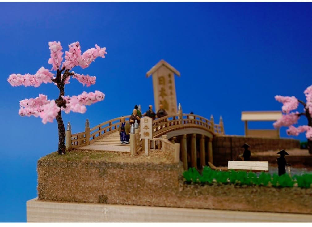 Woody Joe Stations of the Wooden Model Assembly Kit Fifty-three Tokaido Nihonbashi, (Diorama)