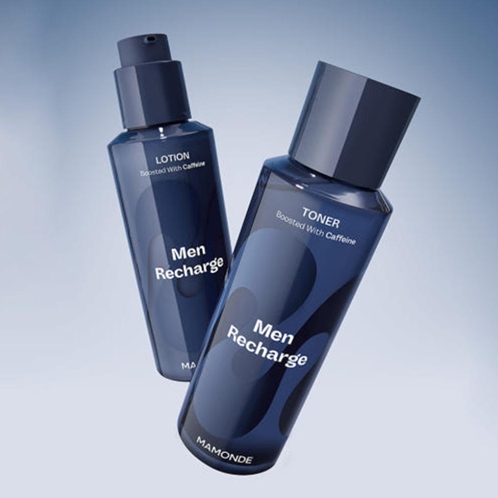 Mamonde Men Recharging Toner 180ml + Lotion 150ml + Toner 25ml + Lotion 25ml