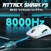 ATTACK SHARK V5 Gaming DPI 42000 8000Hz Wireless Report Lightweight Design for Large Durable AI Driver Fast Low Great Value for and Professional