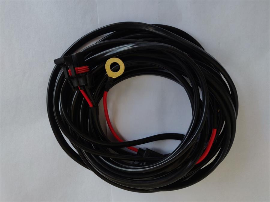Vehicle Wiring Harness + 4 Pin Connector For Bruno ASL-250 ASL-275 Out-sider Connects Lift to Vehicle's Battery