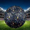 Coraline Print Size 5 Soccer Ball, PU Wear Resistant Football for Match Training and Daily Practice, Birthday Gift for Soccer Fans