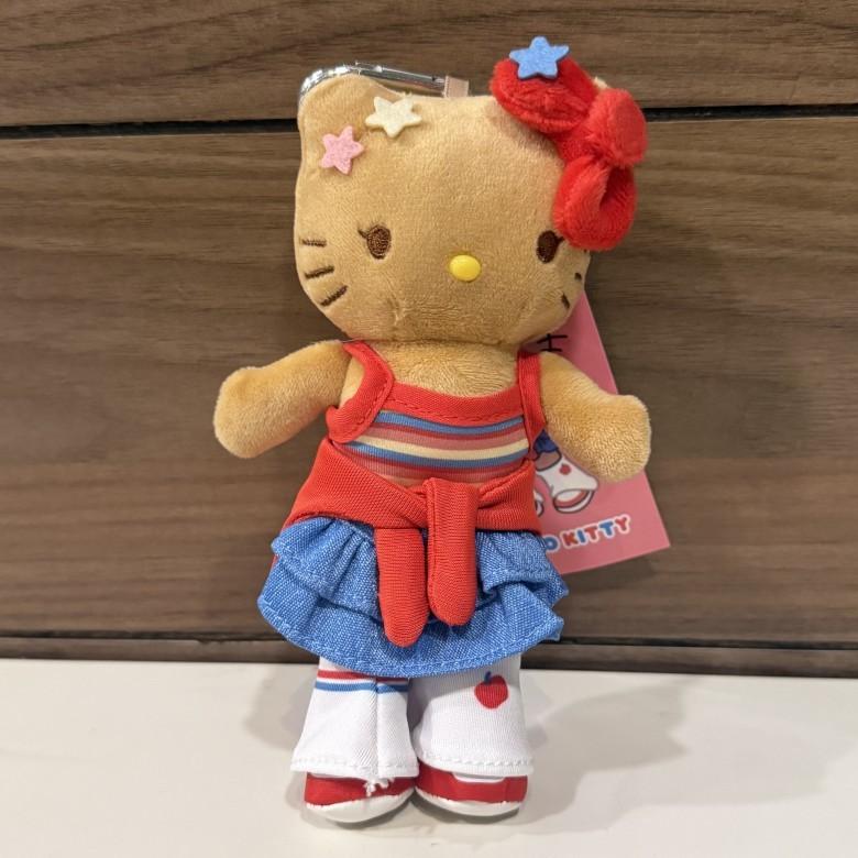 Long Legs Hello Kitty Plush Keychain With Short Pile Chenille For Kids And Teens StyleC