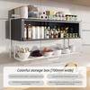 Foldable Storage Rack Kitchen Portable Organize Shelf Modern Wall Storage Cabinet Multifunctional Home Organize Accessories