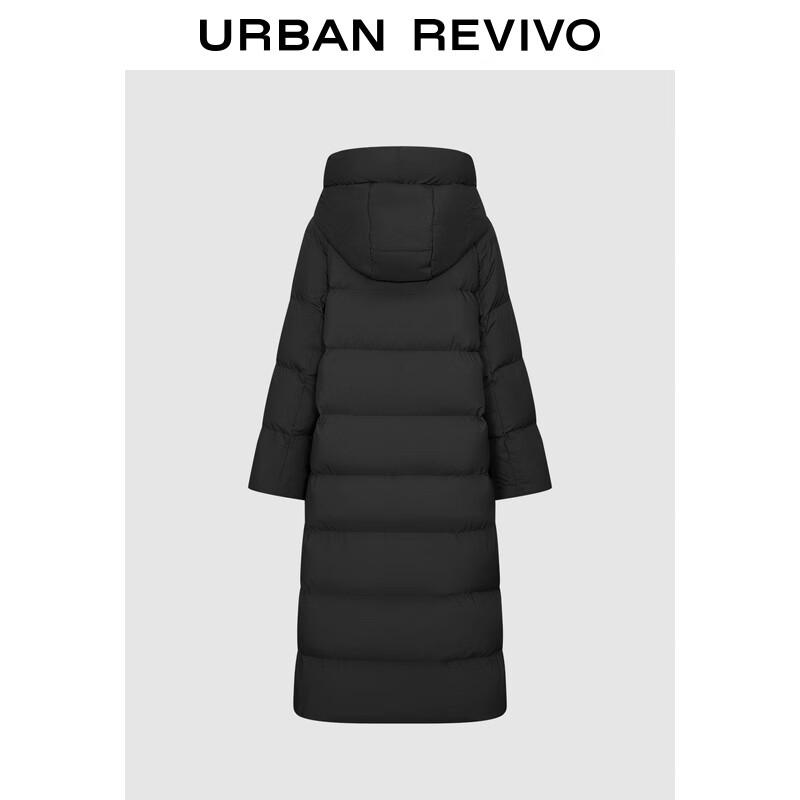 UR Women's Hooded Long Quilted Down Jacket