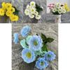 Elegant Silk Daisy Artificial Flower For Living Room Table Centerpiece Styling