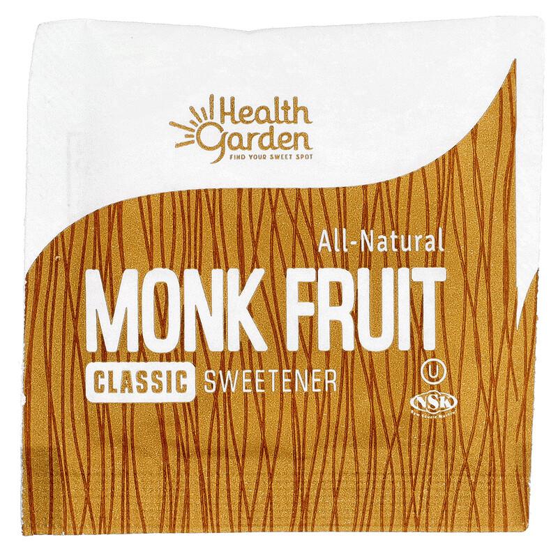 All-Natural Monk Fruit Sweetener, Classic, 40 Packets, 0.21 oz (6 g) Each