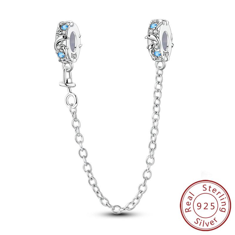 New Copper Charms Beads Pendants Summer Ocean Turtle Beach Fruit Shell Blue Charm For Women Bracelet Jewelry Gift