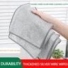 5pcs Wire Wipes Kitchen Cleaning Cloths Reusable