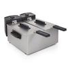 Friteuse Double Princess - Capacité 6L - Puissance 3600W - Argenté