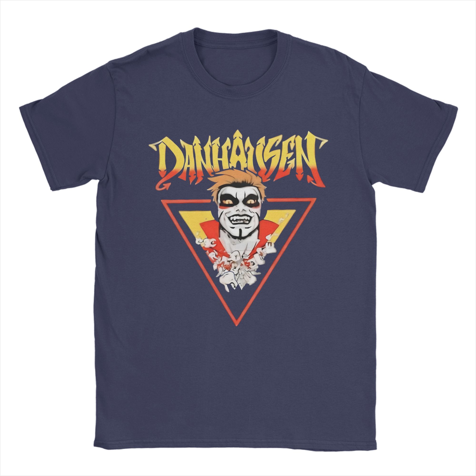 

Danhausen Wrestler T Shirts for Men Cotton Vintage TShirt Crewneck Tees Short Sleeve Clothes Plus Size 4XL