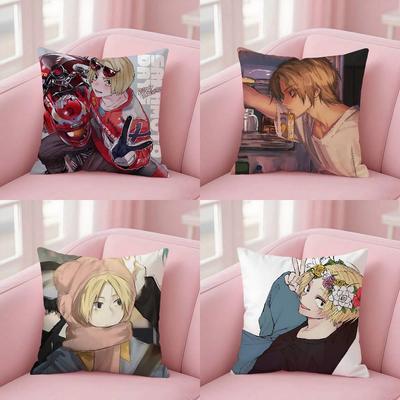 SShin AAsakuras Case Plush Fabric Soft Pillowcase Double Sided Print Cushion Cover Household Gifts
