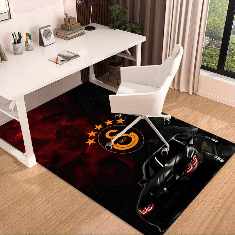 Galatasaray Football Club Crest Area Rug Office rug, Chair Rug, Decor Carpet Livingroom bedroom Mat, Large Size Fan gifts Christmas gifts