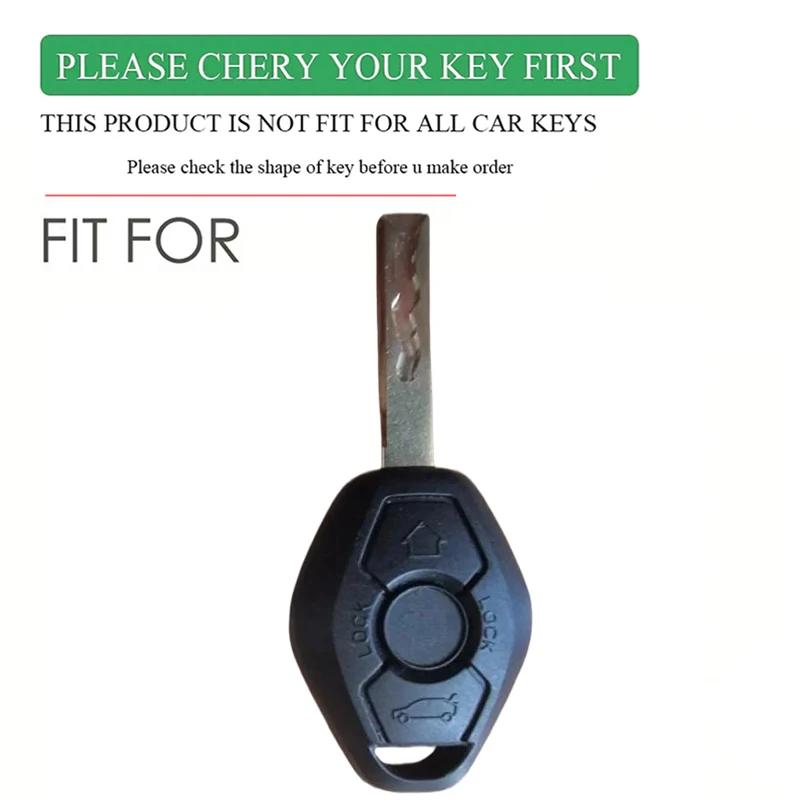 Silikon Auto Schlüsselabdeckung Hülle für Bmw X5 E53 X3 F83 E46 E39 E38 E60 E63 E61 E64 Serie 3 5 7 330I Z3 Z4 E85 E86 M5 325I